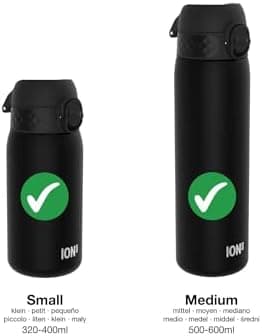 ion8 BPA-frei Auslaufsicherer Trinkflaschendeckel, Klein, 350ml / 500ml, Blau ClimatePartner certified  
ion8 BPA-frei A
