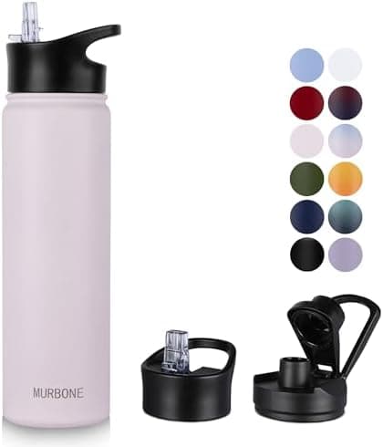 Edelstahl Trinkflasche 1.2L BPAfrei-Thermoskanne-Vakuum Doppelwandisolierung für Sport Campings-Reise-Kohlensäure Geeign