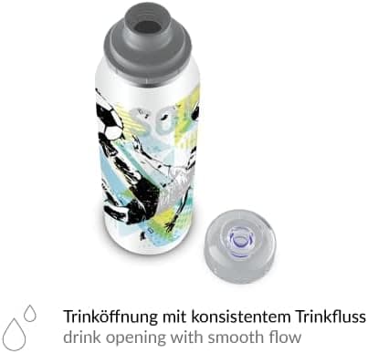 ALFI Kids ISO BOTTLE 350ml - Idas Schule der Magischen Tiere - Isoliertrinkflasche Kinder Edelstahl - hält 12 Stunden he