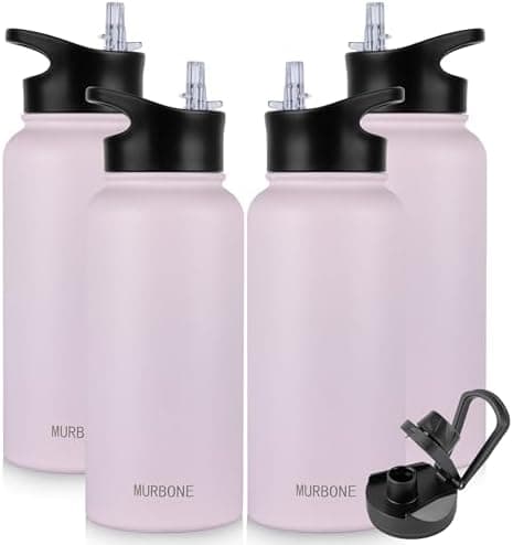 Edelstahl Trinkflasche 1.2L BPAfrei-Thermoskanne-Vakuum Doppelwandisolierung für Sport Campings-Reise-Kohlensäure Geeign