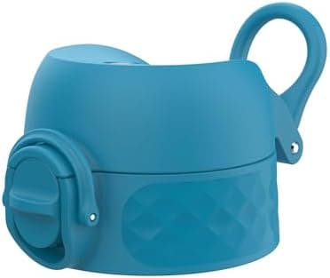 ion8 BPA-frei Auslaufsicherer Trinkflaschendeckel, Klein, 350ml / 500ml, Blau ClimatePartner certified  
ion8 BPA-frei A