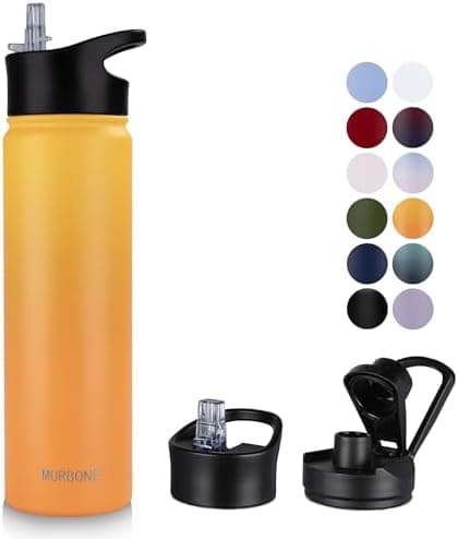 Edelstahl Trinkflasche 1.2L BPAfrei-Thermoskanne-Vakuum Doppelwandisolierung für Sport Campings-Reise-Kohlensäure Geeign