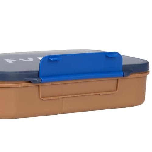 Lässig Kinder Brotdose Frühstücksbox fürLittle Gang, BPA-frei mit herausnehmbarer Trennung/Rainbow grün, Bento-Lunchbox