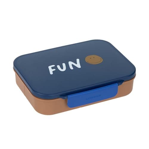 Lässig Kinder Brotdose Frühstücksbox fürLittle Gang, BPA-frei mit herausnehmbarer Trennung/Rainbow grün, Bento-Lunchbox