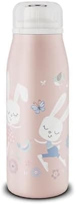 ALFI Kids ISO BOTTLE 350ml - Idas Schule der Magischen Tiere - Isoliertrinkflasche Kinder Edelstahl - hält 12 Stunden he