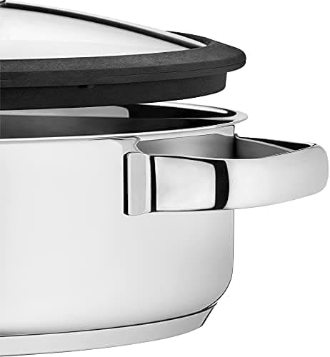 WMF Vitalis Glasdeckel für Aroma 6,5l, spülmaschinengeeignet, silikondichtung, vitalis zubehör
| WMF Vitalis Glasdeckel