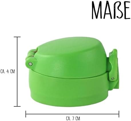 AWAVE Schule der Magischen Tiere Trinkflaschenverschluss Edelstahl 380ml Einhandöffnung Hygienisch, Fuchs Rabbat Beerenr