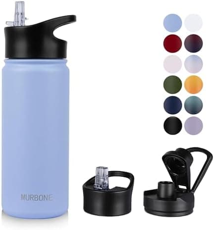 Edelstahl Trinkflasche 1.2L BPAfrei-Thermoskanne-Vakuum Doppelwandisolierung für Sport Campings-Reise-Kohlensäure Geeign