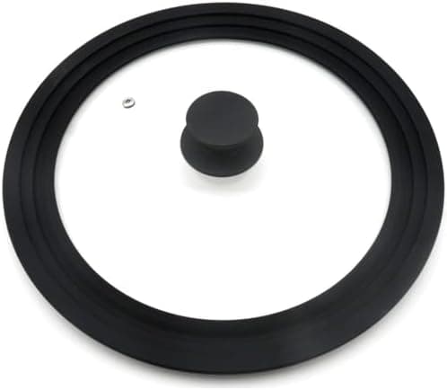 Sola universeller belüfteter Silikondeckel für Bratpfannen - hitzebeständig, passt zu 28 cm, 30 cm und 32 cm Pfannen, pe