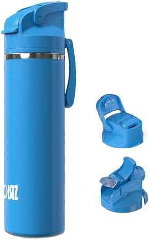 OISIZ Isolierte Edelstahl Trinkflasche 720ml für Outdoor Aktivitäten und Sport 100% auslaufsicher mit Vakuum-Technologie