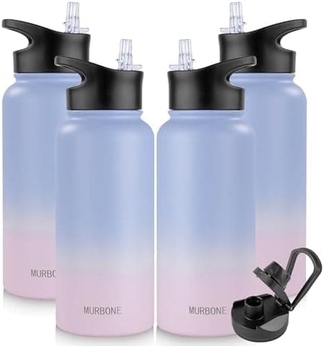 Edelstahl Trinkflasche 1.2L BPAfrei-Thermoskanne-Vakuum Doppelwandisolierung für Sport Campings-Reise-Kohlensäure Geeign