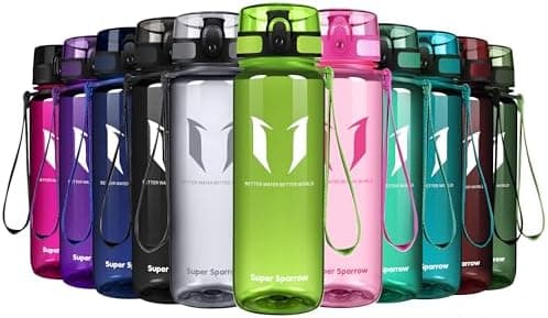 Super Sparrow BPA-frei Wasserflasche - 500ml - Ideale für Sport und Outdoor - Nachhaltig ClimatePartner certified