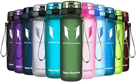 Super Sparrow BPA-frei Wasserflasche - 500ml - Ideale für Sport und Outdoor - Nachhaltig ClimatePartner certified