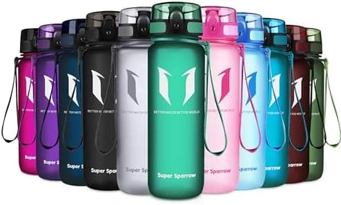 Super Sparrow BPA-frei Wasserflasche - 500ml - Ideale für Sport und Outdoor - Nachhaltig ClimatePartner certified