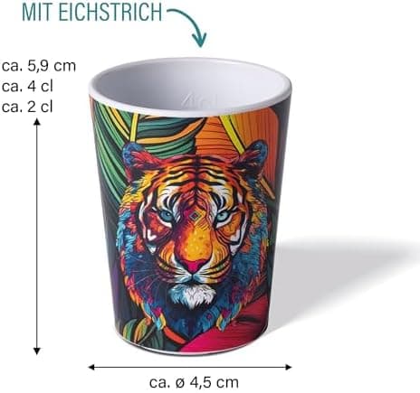 AWAVE Festival Becher Set multifunktional für Party- und Every-Day-Nutzung, 400 ml,-recycelbar, leicht und robust