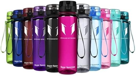 Super Sparrow BPA-frei Wasserflasche - 500ml - Ideale für Sport und Outdoor - Nachhaltig ClimatePartner certified