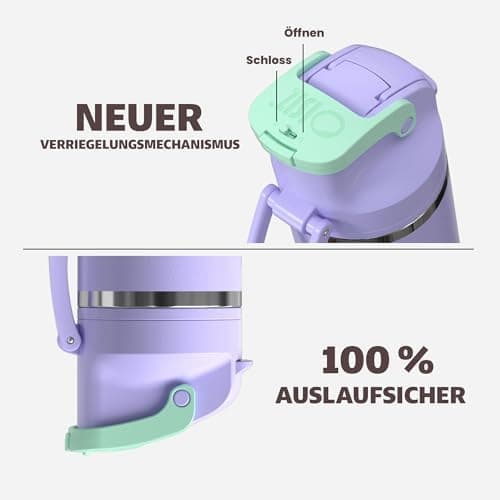 OISIZ Isolierte Edelstahl Trinkflasche 720ml für Outdoor Aktivitäten und Sport 100% auslaufsicher mit Vakuum-Technologie