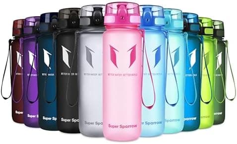 Super Sparrow BPA-frei Wasserflasche - 500ml - Ideale für Sport und Outdoor - Nachhaltig ClimatePartner certified