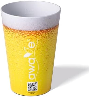 AWAVE Festival Becher Set multifunktional für Party- und Every-Day-Nutzung, 400 ml,-recycelbar, leicht und robust
