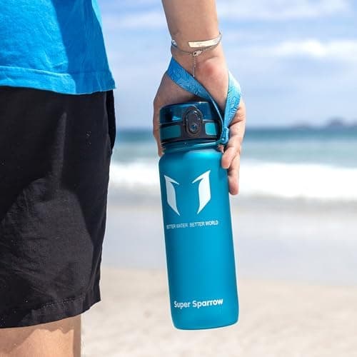Super Sparrow BPA-frei Wasserflasche - 500ml - Ideale für Sport und Outdoor - Nachhaltig ClimatePartner certified