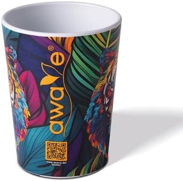 AWAVE Festival Becher Set multifunktional für Party- und Every-Day-Nutzung, 400 ml,-recycelbar, leicht und robust