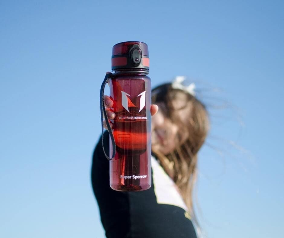 Super Sparrow BPA-frei Wasserflasche - 500ml - Ideale für Sport und Outdoor - Nachhaltig ClimatePartner certified