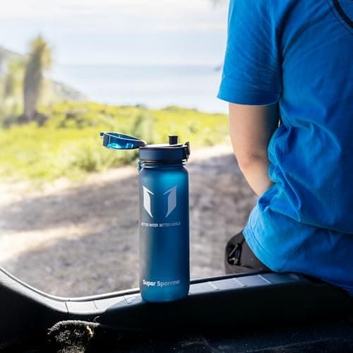 Super Sparrow BPA-frei Wasserflasche - 500ml - Ideale für Sport und Outdoor - Nachhaltig ClimatePartner certified