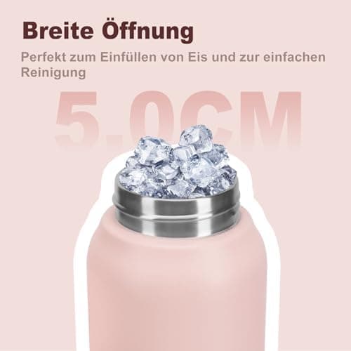 Thermosflasche UZSPACE Waldgrün Kinder 700ml Isolierte Edelstahl Trinkflasche 100% Auslaufsicher Outdoor Fitness Schule