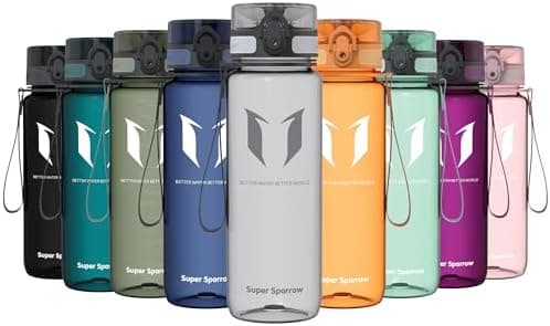 Super Sparrow BPA-frei Wasserflasche - 500ml - Ideale für Sport und Outdoor - Nachhaltig ClimatePartner certified