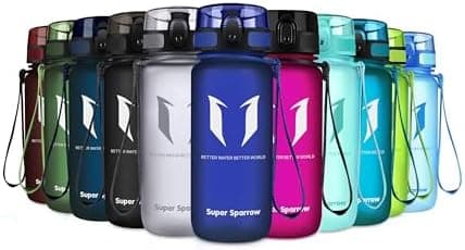 Super Sparrow BPA-frei Wasserflasche - 500ml - Ideale für Sport und Outdoor - Nachhaltig ClimatePartner certified