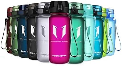 Super Sparrow BPA-frei Wasserflasche - 500ml - Ideale für Sport und Outdoor - Nachhaltig ClimatePartner certified