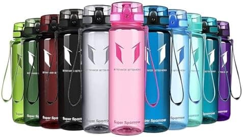 Super Sparrow BPA-frei Wasserflasche - 500ml - Ideale für Sport und Outdoor - Nachhaltig ClimatePartner certified