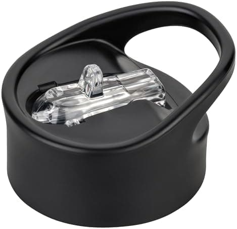 Vinsun Ersatz-Deckel Set für Edelstahl Trinkflaschen - Strohhalme passend 500ml/750ml/1000ml - auslaufsicher Reinigungsb