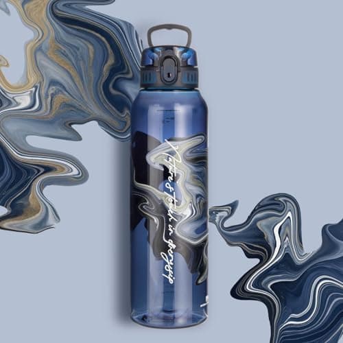 UZSPACE Kinder Trinkflasche 600ml - Sportlich, Auslaufsicher & Spülmaschinenfest zur Schule und Outdoor aktivarten für M