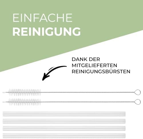 Vinsun Ersatz-Deckel Set für Edelstahl Trinkflaschen - Strohhalme passend 500ml/750ml/1000ml - auslaufsicher Reinigungsb