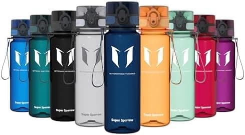 Super Sparrow BPA-frei Wasserflasche - 500ml - Ideale für Sport und Outdoor - Nachhaltig ClimatePartner certified