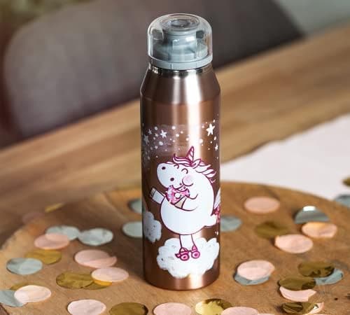 ALFI Kids ISO BOTTLE 350ml - Idas Schule der Magischen Tiere - Isoliertrinkflasche Kinder Edelstahl - hält 12 Stunden he