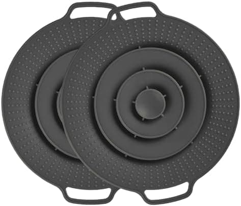 Überkochschutz & Spritzschutz aus Silikon für Universelle Topfdeckel – Kochen und Kochtiegel – BPA-frei, hitzebeständig
