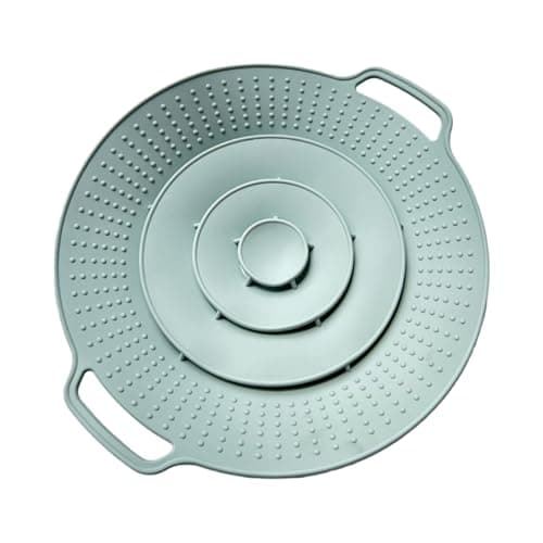 Schutztopfdeckel Silikon Überkochschutz 30 cm - Spritzschutz für Herd und Mikrowelle | Hitzebeständig, Spülmaschinenfest