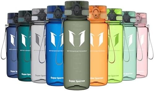 Super Sparrow BPA-frei Wasserflasche - 500ml - Ideale für Sport und Outdoor - Nachhaltig ClimatePartner certified