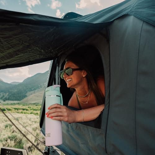 OISIZ Isolierte Edelstahl Trinkflasche 720ml für Outdoor Aktivitäten und Sport 100% auslaufsicher mit Vakuum-Technologie