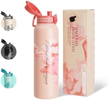 Thermosflasche UZSPACE Waldgrün Kinder 700ml Isolierte Edelstahl Trinkflasche 100% Auslaufsicher Outdoor Fitness Schule