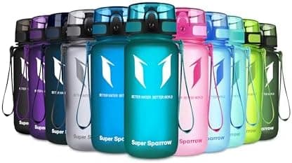 Super Sparrow BPA-frei Wasserflasche - 500ml - Ideale für Sport und Outdoor - Nachhaltig ClimatePartner certified