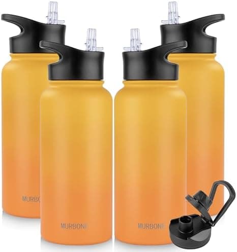 Edelstahl Trinkflasche 1.2L BPAfrei-Thermoskanne-Vakuum Doppelwandisolierung für Sport Campings-Reise-Kohlensäure Geeign