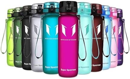 Super Sparrow BPA-frei Wasserflasche - 500ml - Ideale für Sport und Outdoor - Nachhaltig ClimatePartner certified