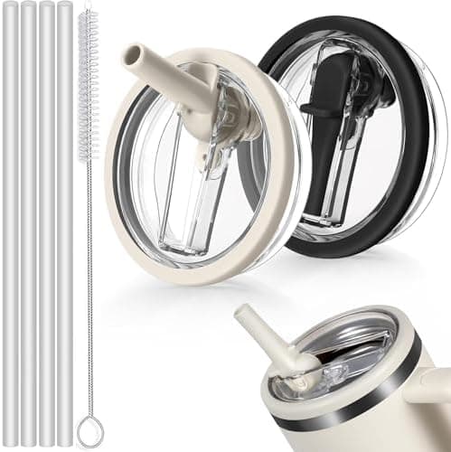 Sunshine Smile 40oz Auslaufsicherer Ersatzdeckel für Stanley Cup,ideal für Familien mitKindern und Freunde, bietet 2 Stü
