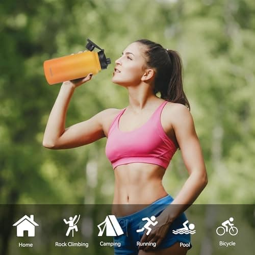 Edelstahl Trinkflasche 1.2L BPAfrei-Thermoskanne-Vakuum Doppelwandisolierung für Sport Campings-Reise-Kohlensäure Geeign
