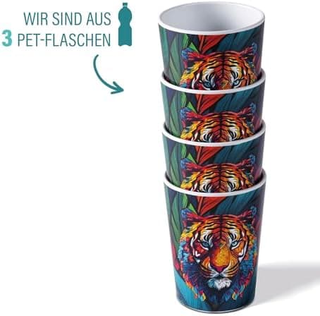 AWAVE Festival Becher Set multifunktional für Party- und Every-Day-Nutzung, 400 ml,-recycelbar, leicht und robust