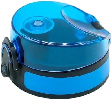 Ersatzdeckel Trinkflasche für 1000 ML Flaschen, Auslaufsicherer 1-Klick-Verschluss, Kinderfreundlich (Blau)  
Silikonstr