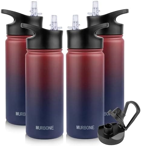 Edelstahl Trinkflasche 1.2L BPAfrei-Thermoskanne-Vakuum Doppelwandisolierung für Sport Campings-Reise-Kohlensäure Geeign
